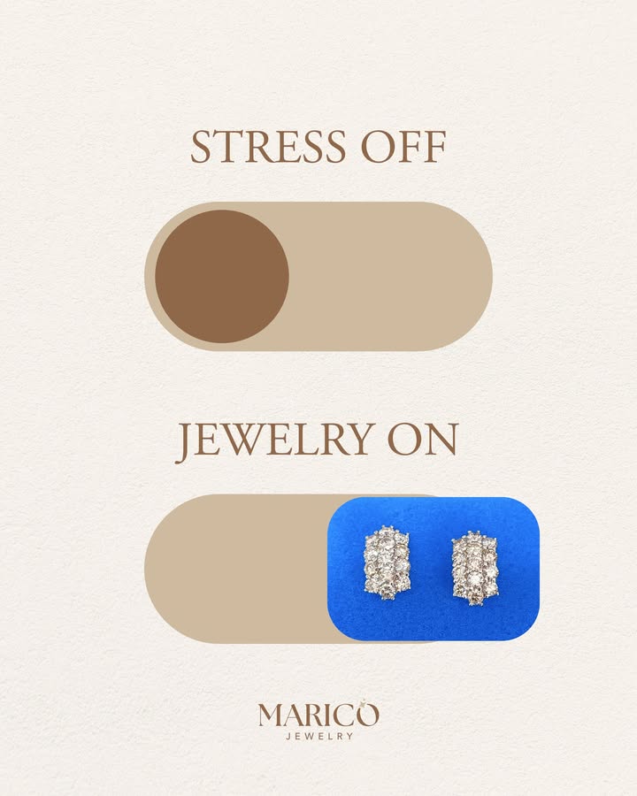 Best stress relief? Hindi therapy. Jewelry. 😌✨